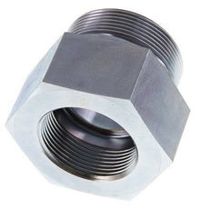 G 2'' x G 1 1/2'' M/F Zinc plated Steel Reducing Adapter 160 Bar - Hydraulic