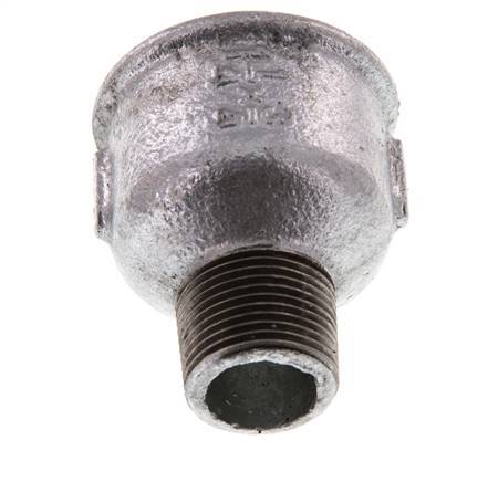 R 3/4'' x Rp 1 1/4'' M/F Zinc plated Cast iron Reducing Adapter 25 Bar