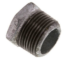 R 1'' x Rp 3/8'' M/F Zinc plated Cast iron Reducing Ring 25 Bar [2 Pieces]