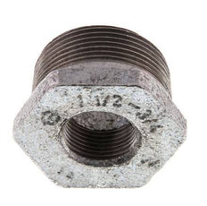 R 1 1/2'' x Rp 3/4'' M/F Zinc plated Cast iron Reducing Ring 25 Bar [2 Pieces]
