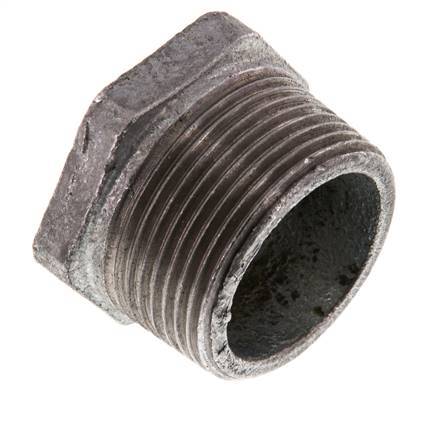 R 1 1/4'' x Rp 1/2'' M/F Zinc plated Cast iron Reducing Ring 25 Bar [2 Pieces]