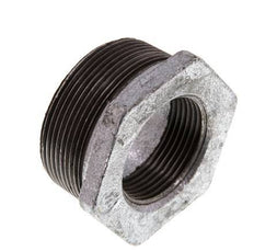 R 2'' x Rp 1 1/4'' M/F Zinc plated Cast iron Reducing Ring 25 Bar