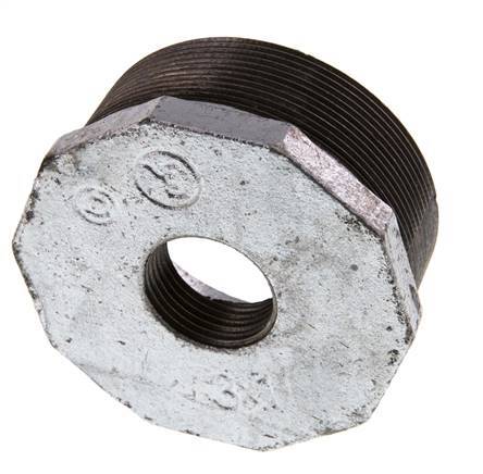 R 3'' x Rp 1'' M/F Zinc plated Cast iron Reducing Ring 25 Bar