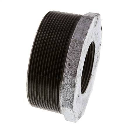 R 3'' x Rp 1 1/2'' M/F Zinc plated Cast iron Reducing Ring 25 Bar