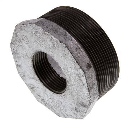 R 3'' x Rp 1 1/4'' M/F Zinc plated Cast iron Reducing Ring 25 Bar