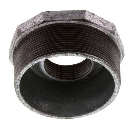 R 3'' x Rp 1 1/4'' M/F Zinc plated Cast iron Reducing Ring 25 Bar