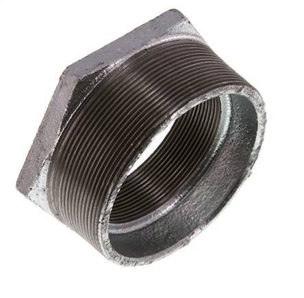 R 4'' x Rp 3'' M/F Zinc plated Cast iron Reducing Ring 25 Bar