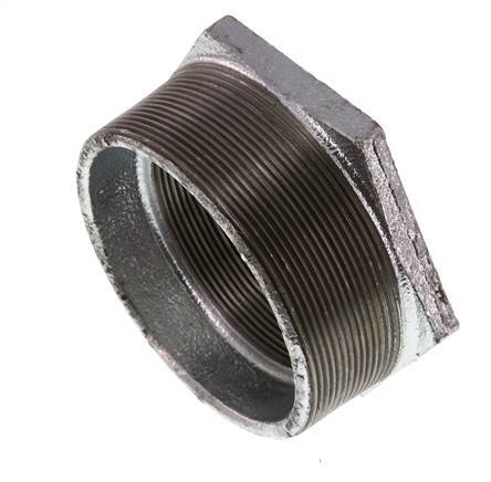 R 4'' x Rp 3'' M/F Zinc plated Cast iron Reducing Ring 25 Bar