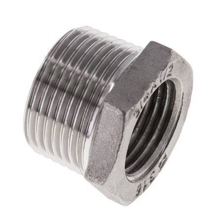 3/4'' NPT x 1/2'' NPT M/F Stainless steel Reducing Ring 16 Bar