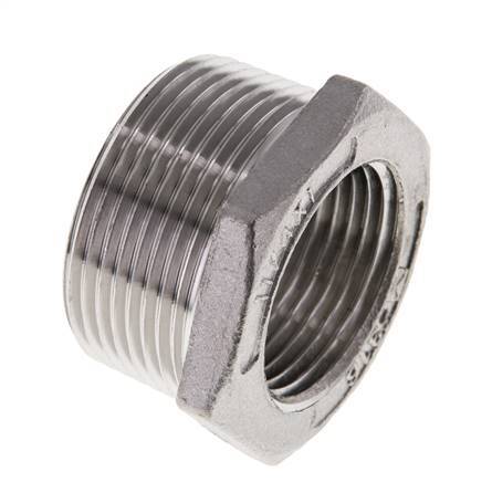 1 1/4'' NPT x 1'' NPT M/F Stainless steel Reducing Ring 16 Bar