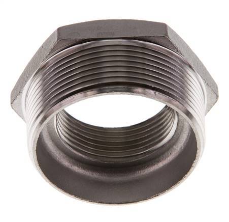 R 2'' x Rp 1 1/4'' M/F Stainless steel Reducing Ring 16 Bar