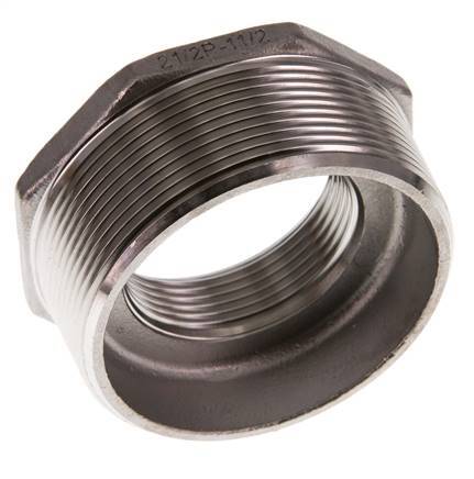 R 2 1/2'' x Rp 1 1/2'' M/F Stainless steel Reducing Ring 16 Bar