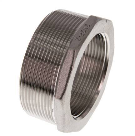 R 2 1/2'' x Rp 2'' M/F Stainless steel Reducing Ring 16 Bar