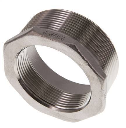 R 2 1/2'' x Rp 2'' M/F Stainless steel Reducing Ring 16 Bar