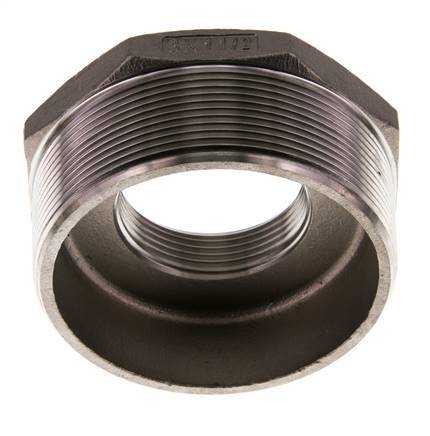 R 3'' x Rp 1 1/2'' M/F Stainless steel Reducing Ring 16 Bar