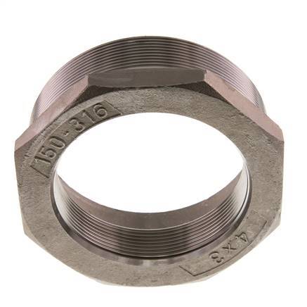 R 4'' x Rp 3'' M/F Stainless steel Reducing Ring 16 Bar