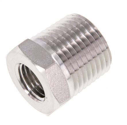 1/2'' NPT x 1/4'' NPT M/F Stainless steel Reducing Ring 210 Bar - Hydraulic