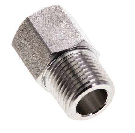 1/2'' NPT x 1/2'' NPT M/F Stainless steel Extension 345 Bar - Hydraulic