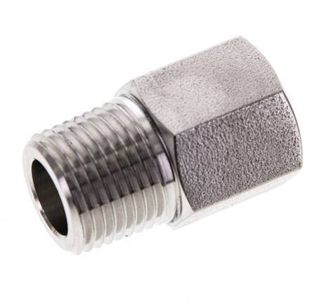 1/2'' NPT x 1/2'' NPT M/F Stainless steel Extension 345 Bar - Hydraulic