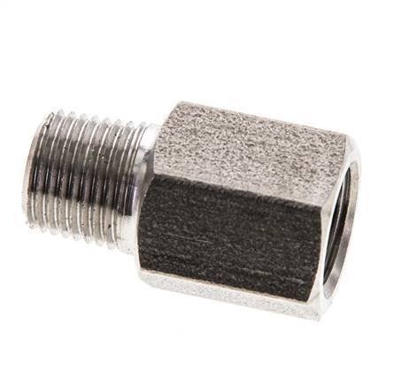 1/8'' NPT x 1/8'' NPT M/F Stainless steel Extension 345 Bar - Hydraulic