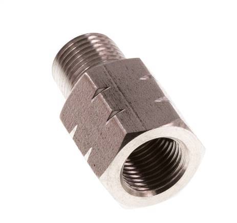 1/8'' NPT x G 1/8'' M/F Stainless steel Reducing Ring 40 Bar - Hydraulic