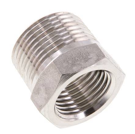 3/4'' NPT x 1/2'' NPT M/F Stainless steel Reducing Ring 170 Bar - Hydraulic