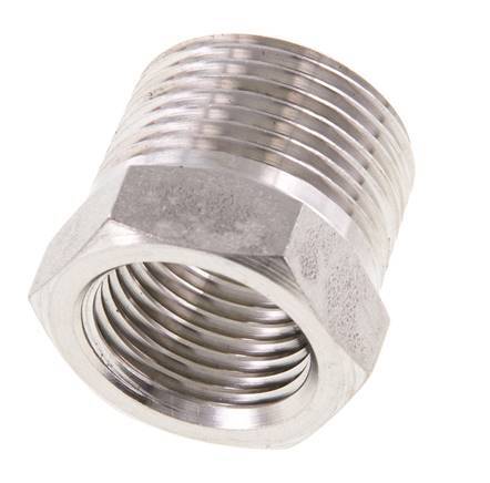 3/4'' NPT x 1/2'' NPT M/F Stainless steel Reducing Ring 170 Bar - Hydraulic