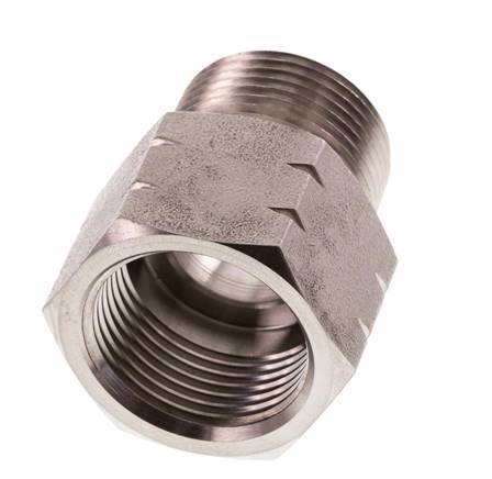 3/4'' NPT x G 3/4'' M/F Stainless steel Reducing Ring 40 Bar - Hydraulic