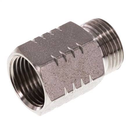 G 3/8'' x 3/8'' NPT M/F Stainless steel Reducing Ring 40 Bar - Hydraulic