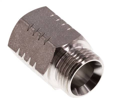 G 3/8'' x 3/8'' NPT M/F Stainless steel Reducing Ring 40 Bar - Hydraulic