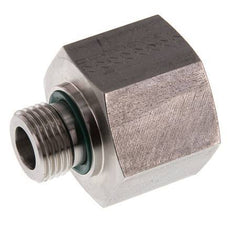 G 1/2'' x G 1'' M/F Stainless steel Reducing Adapter 400 Bar - Hydraulic