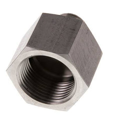 G 1/2'' x G 1'' M/F Stainless steel Reducing Adapter 400 Bar - Hydraulic