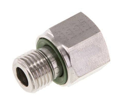 G 1/4'' x G 1/8'' M/F Stainless steel Reducing Adapter 630 Bar - Hydraulic