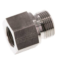 G 3/4'' x G 1/2'' M/F Stainless steel Reducing Adapter 400 Bar - Hydraulic