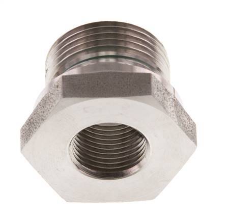 G 3/4'' x G 3/8'' M/F Stainless steel Reducing Adapter 400 Bar - Hydraulic