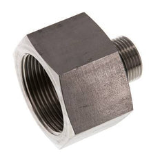 G 3/4'' x G 1 1/2'' M/F Stainless steel Reducing Adapter 315 Bar - Hydraulic