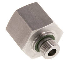 G 3/8'' x G 3/4'' M/F Stainless steel Reducing Adapter 400 Bar - Hydraulic