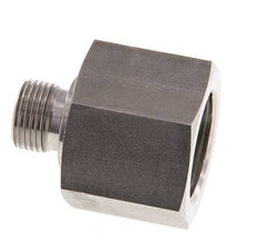 G 3/8'' x G 3/4'' M/F Stainless steel Reducing Adapter 400 Bar - Hydraulic