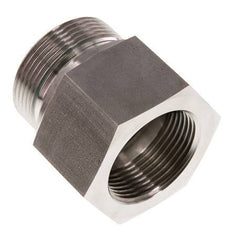 G 1 1/2'' x G 1 1/4'' M/F Stainless steel Reducing Adapter 315 Bar - Hydraulic