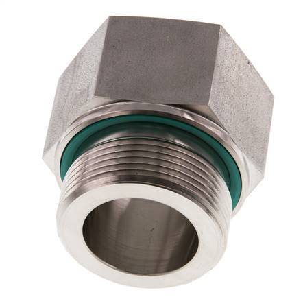 G 1 1/2'' x G 1 1/4'' M/F Stainless steel Reducing Adapter 315 Bar - Hydraulic
