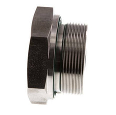 G 2'' x G 1/2'' M/F Stainless steel Reducing Adapter 250 Bar - Hydraulic