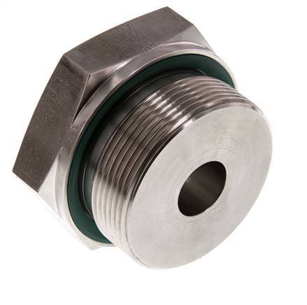 G 2'' x G 1/2'' M/F Stainless steel Reducing Adapter 250 Bar - Hydraulic