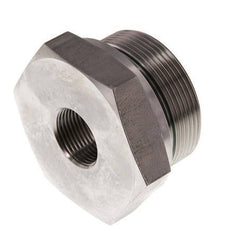 G 2'' x G 3/4'' M/F Stainless steel Reducing Adapter 250 Bar - Hydraulic