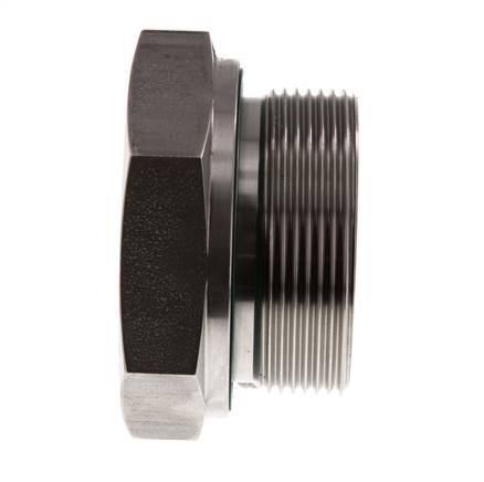 G 2'' x G 3/4'' M/F Stainless steel Reducing Adapter 250 Bar - Hydraulic