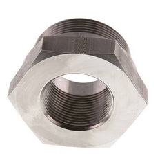 G 2'' x G 1 1/4'' M/F Stainless steel Reducing Adapter 250 Bar - Hydraulic