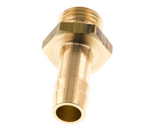 G 1/4'' Male x 9mm Brass Hose barb 16 Bar [5 Pieces]