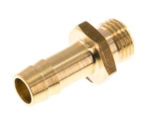 G 1/4'' Male x 10mm Brass Hose barb 16 Bar [2 Pieces]