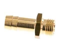 G 1/4'' Male x 10mm Brass Hose barb 16 Bar [2 Pieces]
