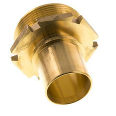 G 2'' Male x 38mm Brass Hose barb with Safety Collar DIN 2817