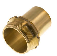 G 2 1/2'' Male x 63mm Brass Hose barb with Safety Collar DIN 2817